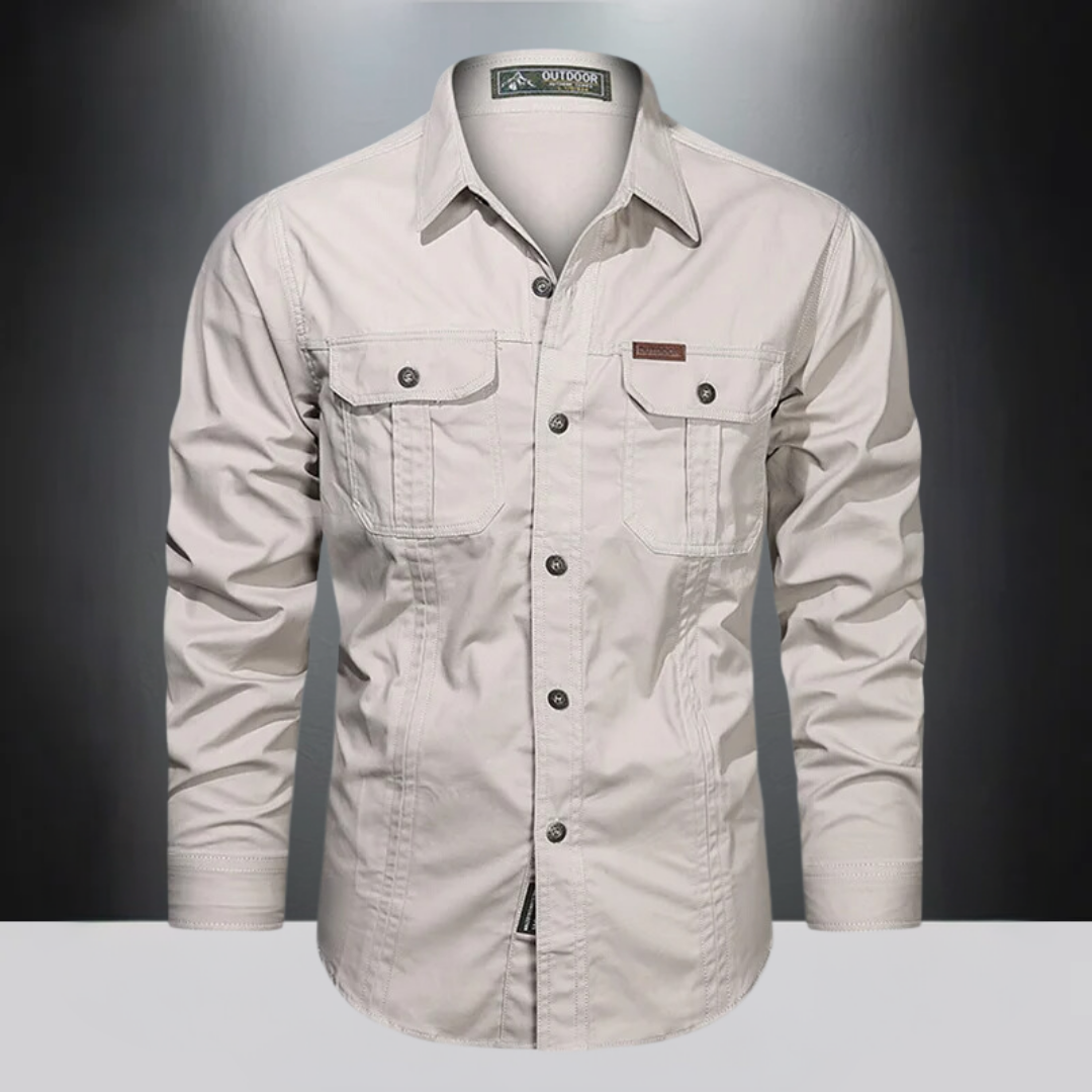 Carsten™ - chemise cargo confortable en Coton