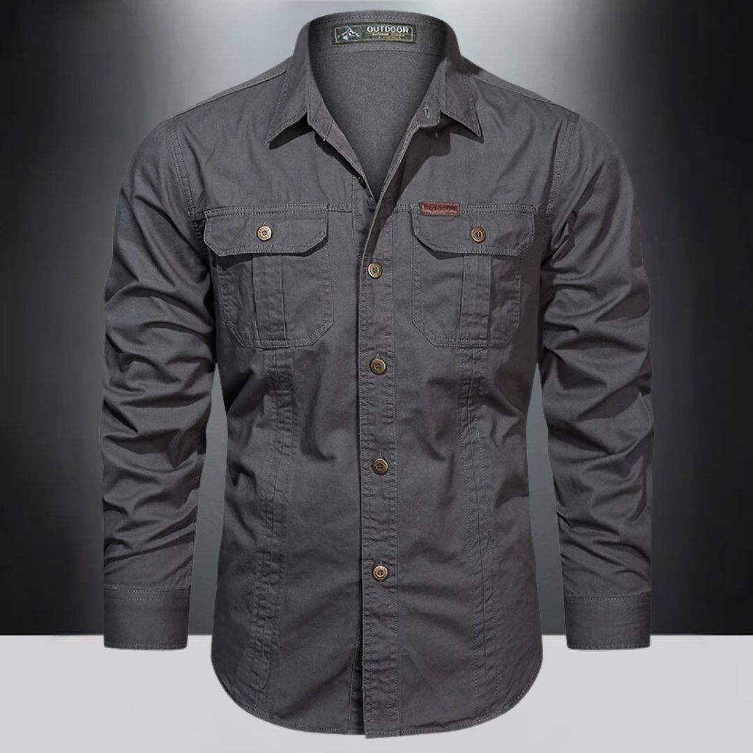 Carsten™ - chemise cargo confortable en Coton