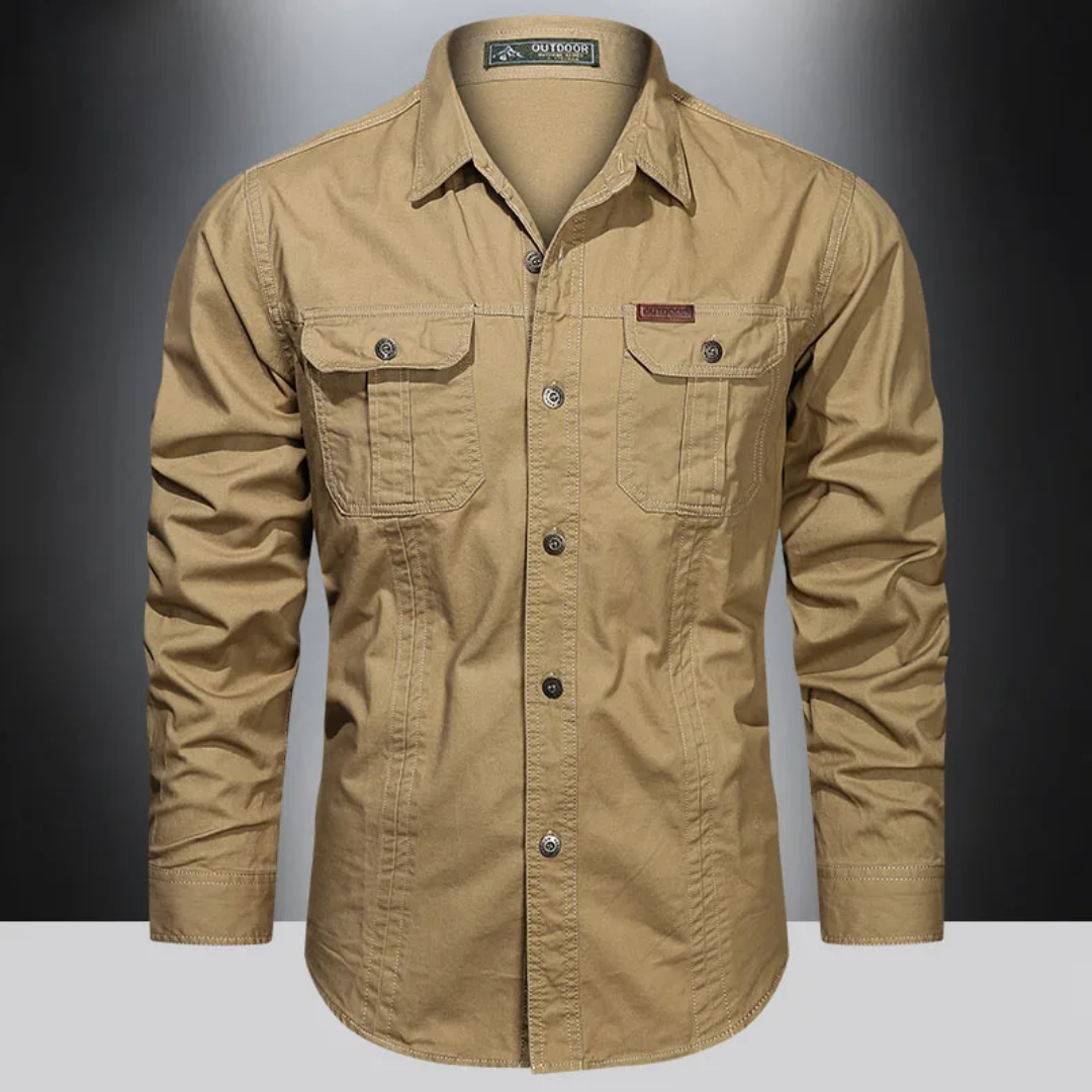 Carsten™ - chemise cargo confortable en Coton